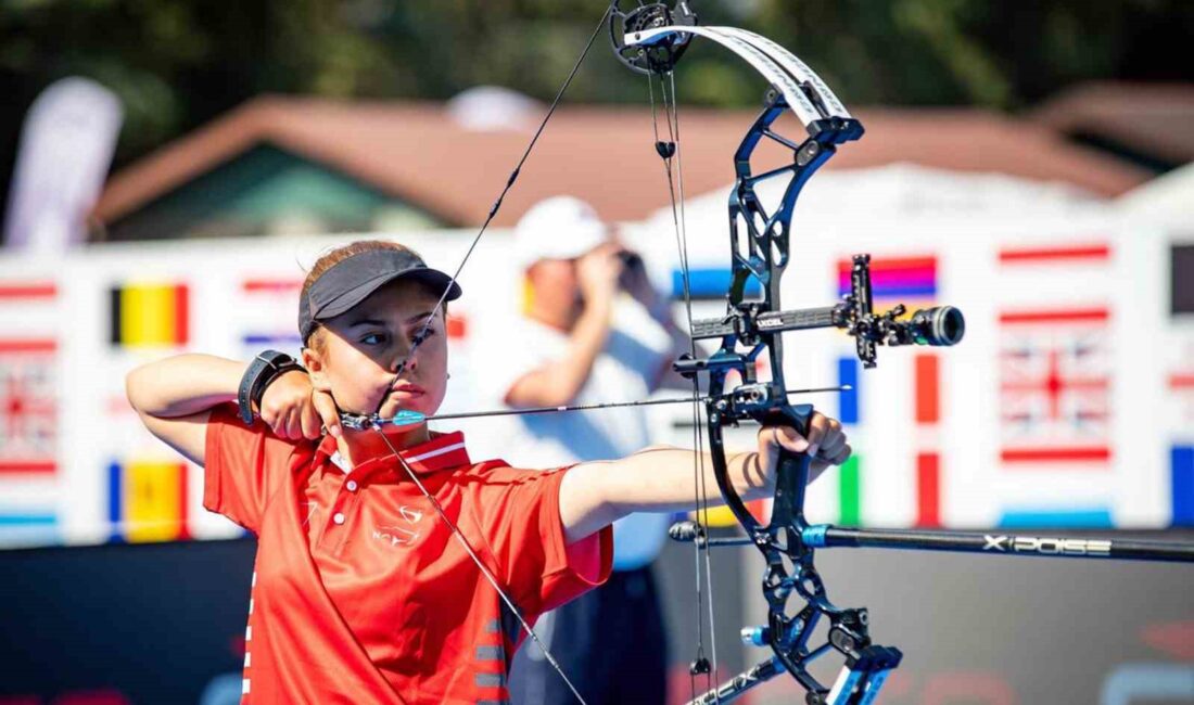Muğlalı milli sporcu Hazal Burun, 2026 Avrupa Okçuluk Şampiyonası’nda gösterdiği