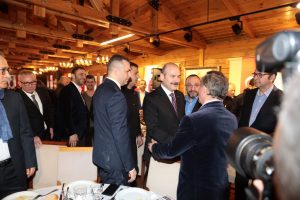İçişleri Bakanı Süleyman Soylu, Ümraniye’de bulunan Trabzonlu İş Adamları ve