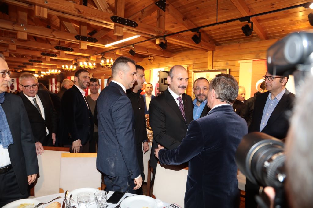 İçişleri Bakanı Süleyman Soylu, Ümraniye’de bulunan Trabzonlu İş Adamları ve