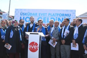 120 Sivil Toplum Kuruluşu’nun bir araya gelerek oluşturduğu Üsküdar Evet