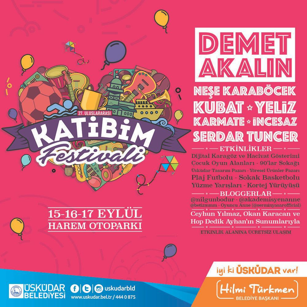 Üsküdar Belediyesi tarafından düzenlenen 27. Uluslararası Katibim Kültür ve Sanat