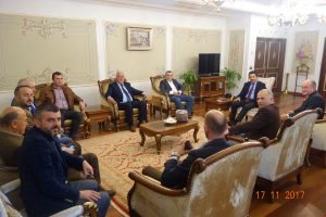 Üsküdar Giresunlular Derneği başkan ve yöneticileri Kaymakam Murat Sefa Demiryürek’i