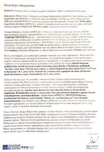 Üsküdar Belediye Başkanı Hilmi Türkmen’in imzasını taşıyan ve ilçenin Boğaz