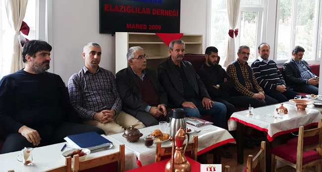 İstanbul Acıbadem’de bulunan Marmara Elazığlılar Derneği’nin (MARED) dernek salonunda yapılan