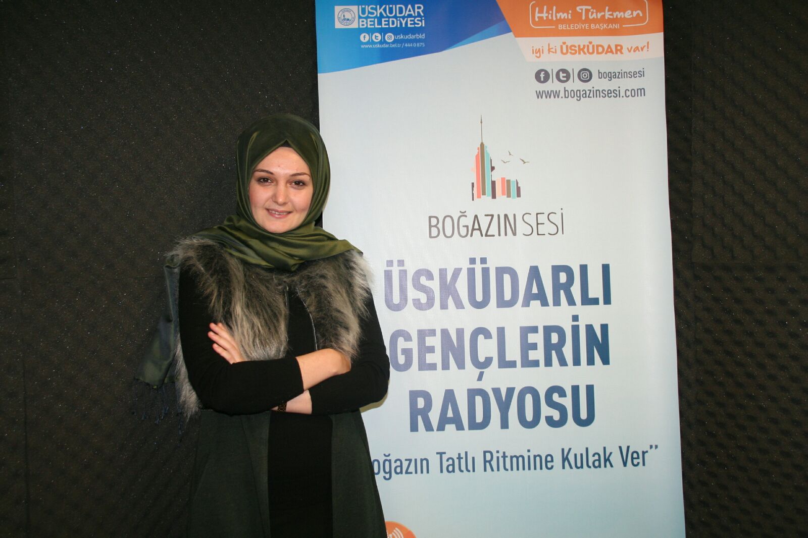 Üsküdar’ın Boğazın Sesi Radyosu Sorumlusu, Marmara Üniversitesi İletişim Fakültesi mezunu