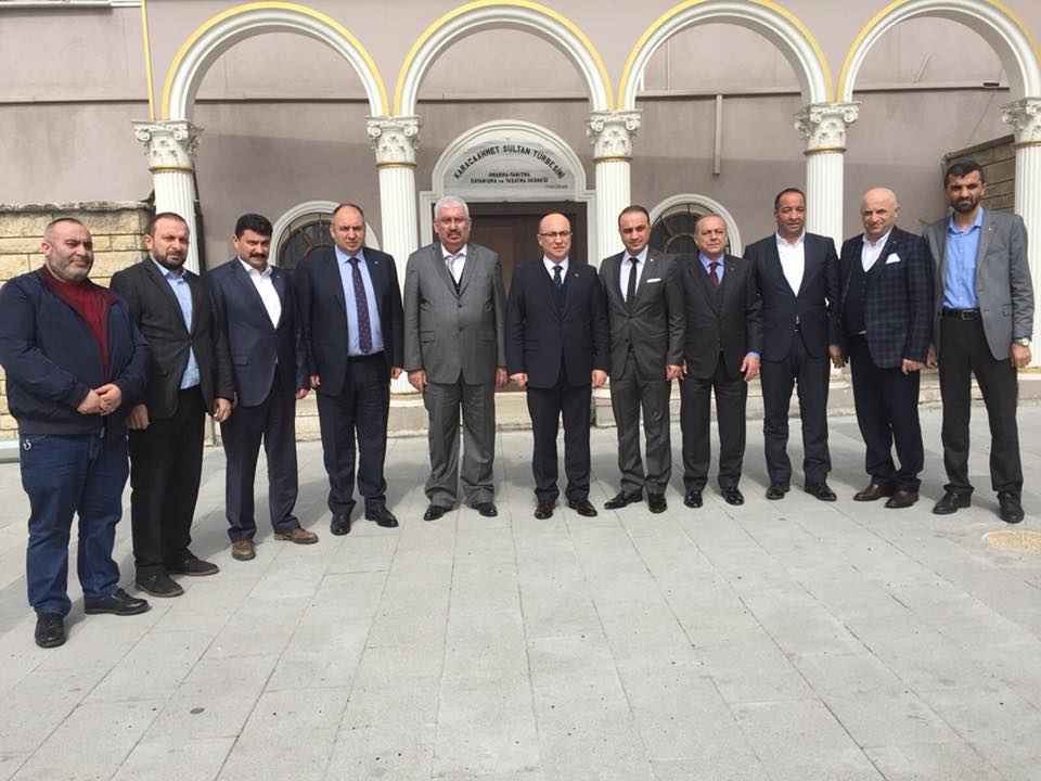Üsküdar Karacaahmet Sultan Cemevi’ni ziyaret eden MHP’li milletvekilleri, Genel Başkan