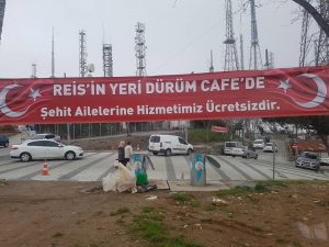 Üsküdar Büyük Çamlıca Tepesi’nde ünlü işadamı Sedat Peker’in açılışını yaptığı,