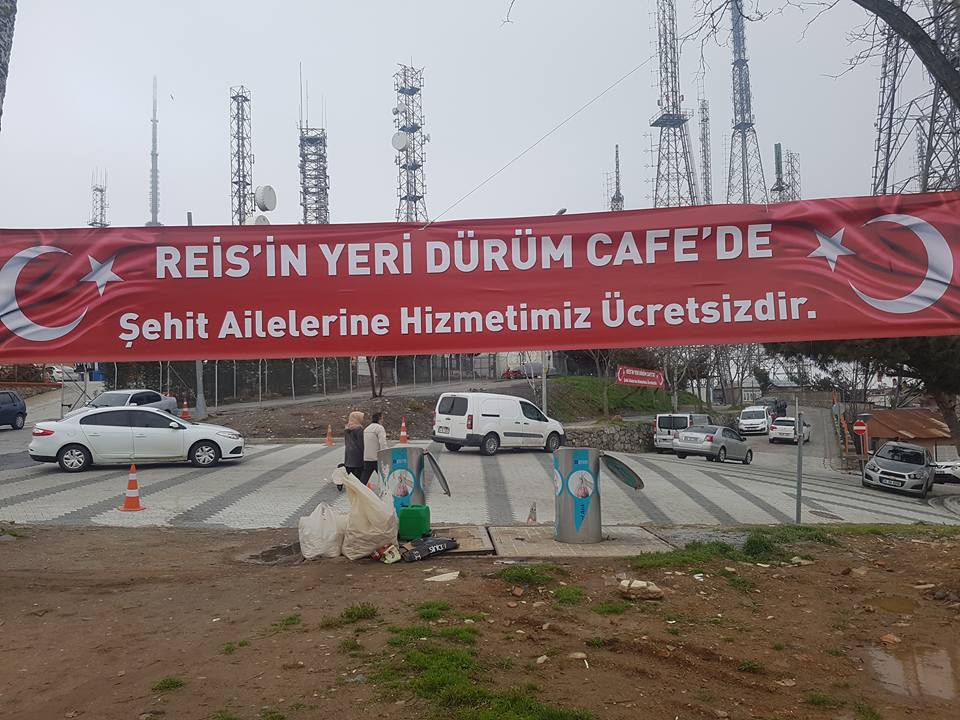 Üsküdar Büyük Çamlıca Tepesi’nde ünlü işadamı Sedat Peker’in açılışını yaptığı,