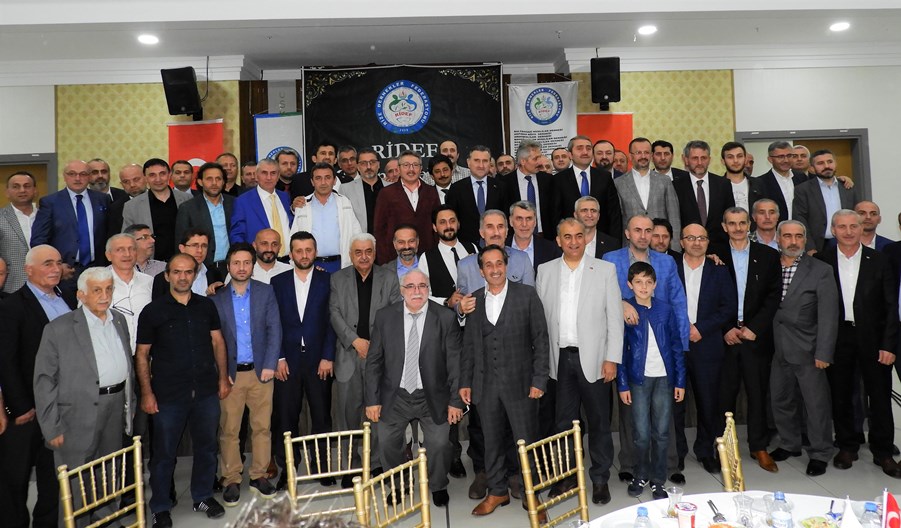 RİDEF organizasyonunda gerçekleşen geleneksel iftar programına Siyaset, Sanat, Spor ve