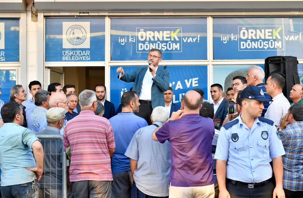 Üsküdar Belediye Başkanı Hilmi Türkmen, 16 mahalle için hayati nitelikte