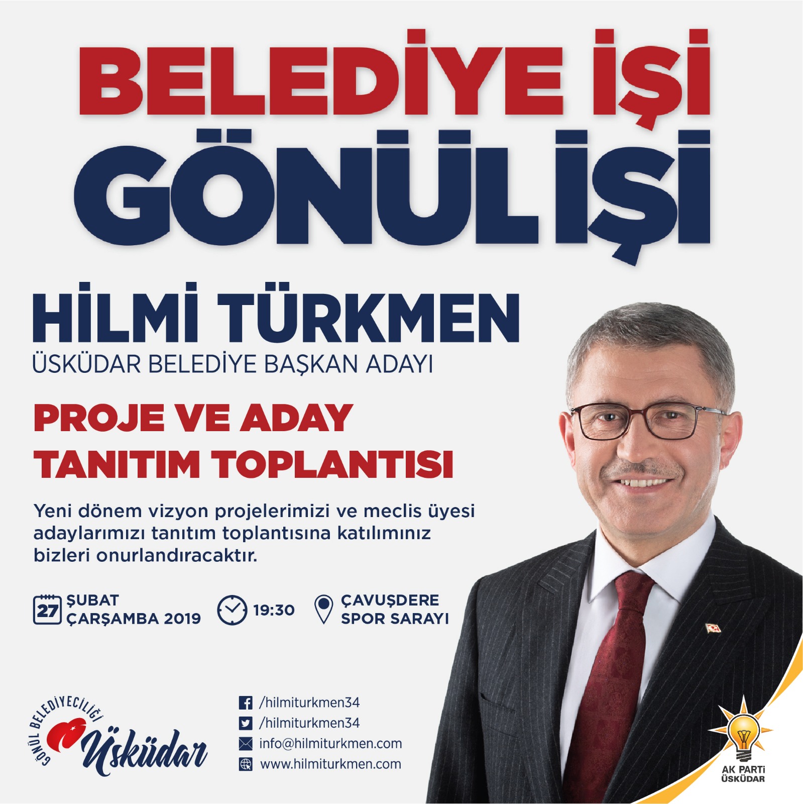 Göreve geldiği günden bu yana Üsküdar’a “Dört Dörtlük Eserler” kazandırarak,