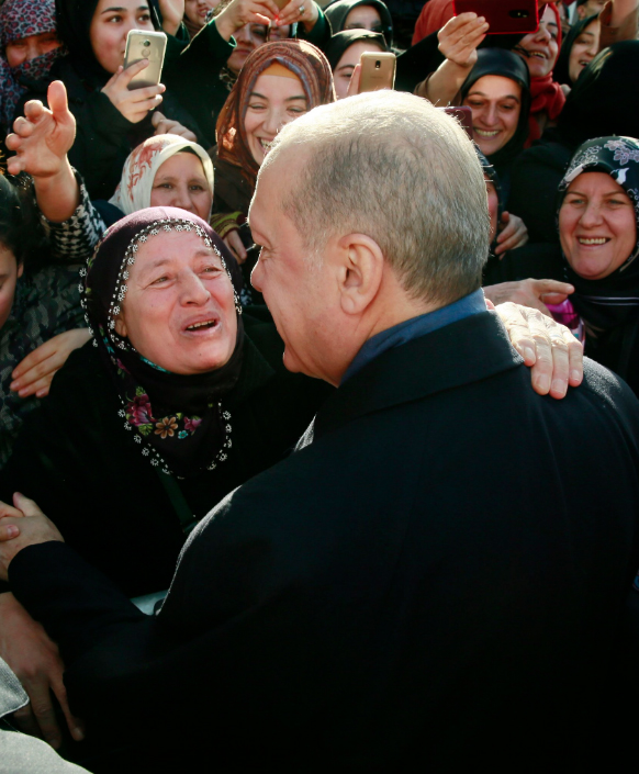 Cumhurbaşkanı Recep Tayyip Erdoğan, Üsküdar’da Hacı Harun Ekşi Camii’nin açılışına katıldı.