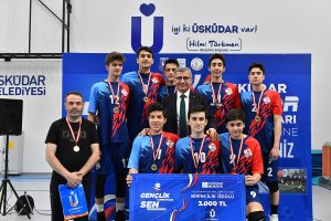 Üsküdar Belediyesi tarafından düzenlenen Üsküdar Liselerarası Voleybol Turnuvası finalleri Üsküdar