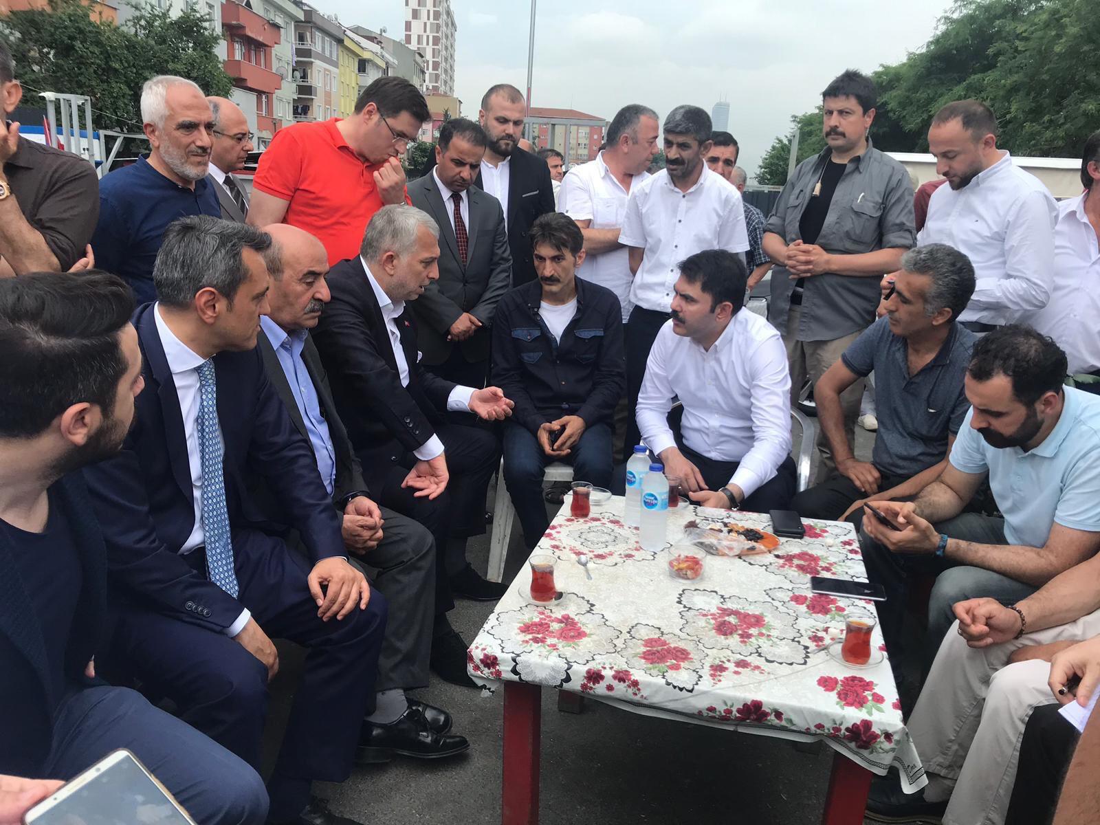 Çevre ve Şehircilik Bakanı Murat Kurum, Ümraniye Belediye Başkanı İsmet