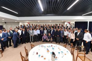 Cumhurbaşkanı Yardımcısı Fuat Oktay, Yozgatlı sanayici ve iş adamlarıyla kahvaltı