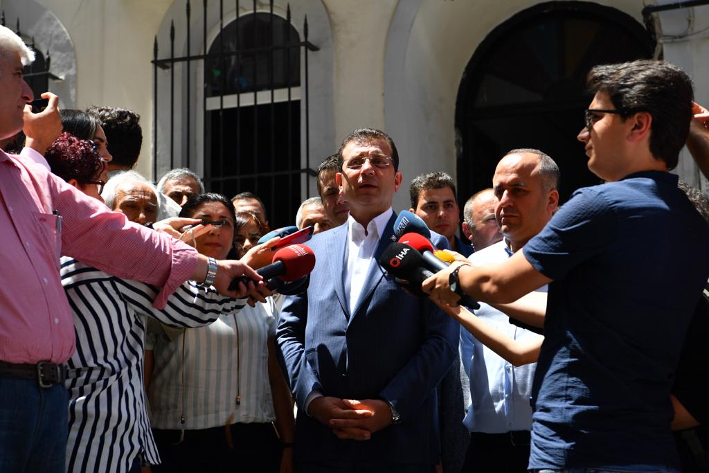 İBB Başkanı Ekrem İmamoğlu, gün içerisinde Saadet Partisi ve İYİ