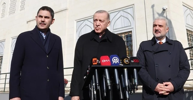 Cumhurbaşkanı Recep Tayyip Erdoğan, Üsküdar Kısıklı'daki konutundan ayrılarak Hazreti Ali