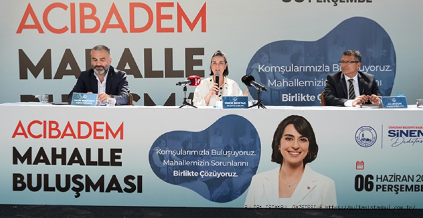 Üsküdar Belediye Başkanı Sinem Dedetaş’ın katıldığı ve şeffaf belediyecilik anlayışına
