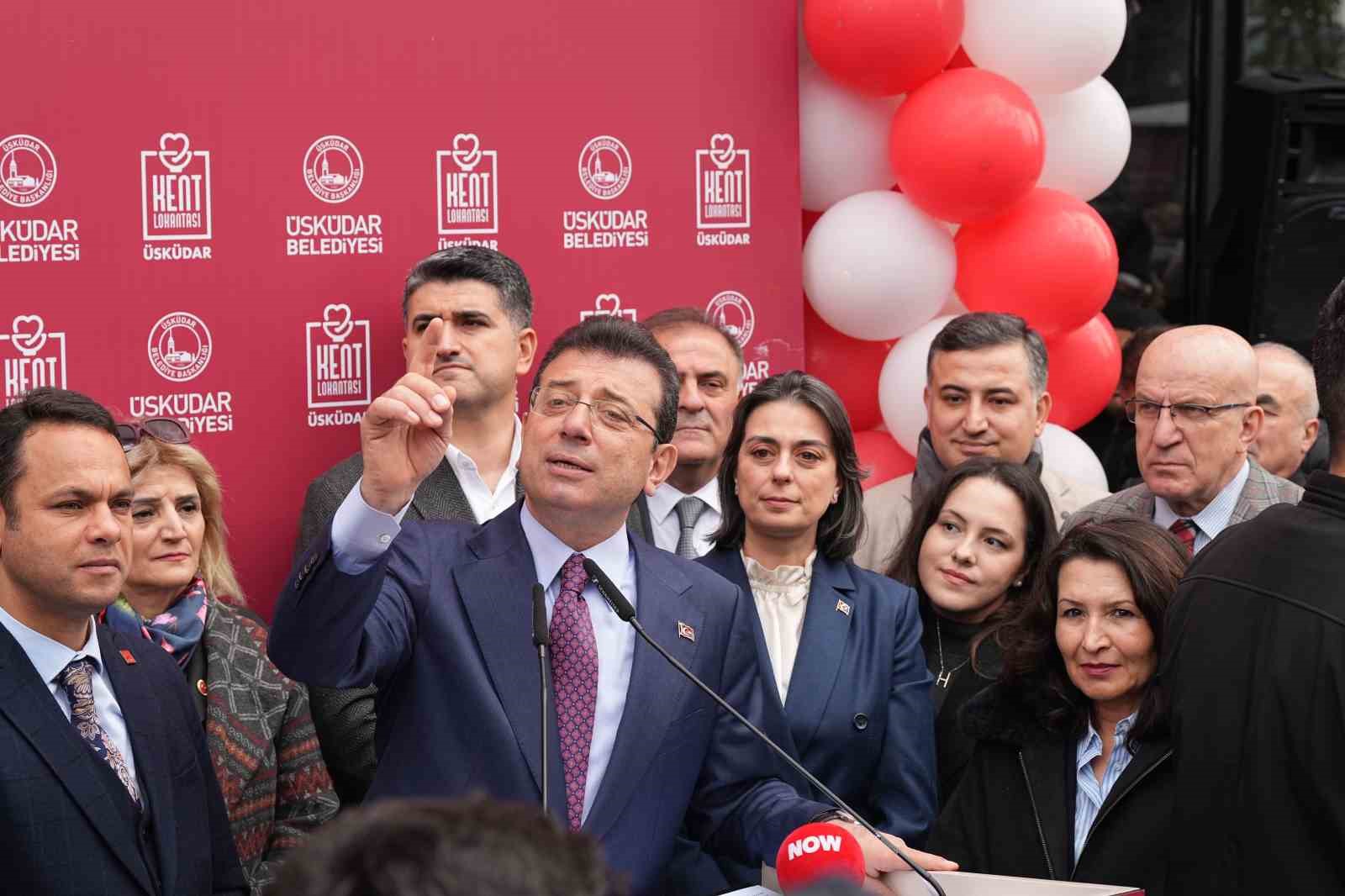 Üsküdar’da 2. Kent Lokantası, İstanbul Büyükşehir Belediye Başkanı Ekrem İmamoğlu’nun