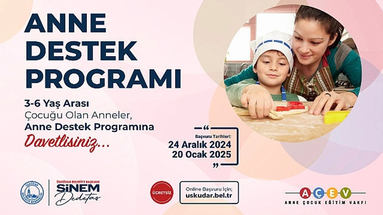 Üsküdar Belediyesi tarafından Anne Çocuk Eğitim Vakfı (AÇEV) iş birliğiyle,