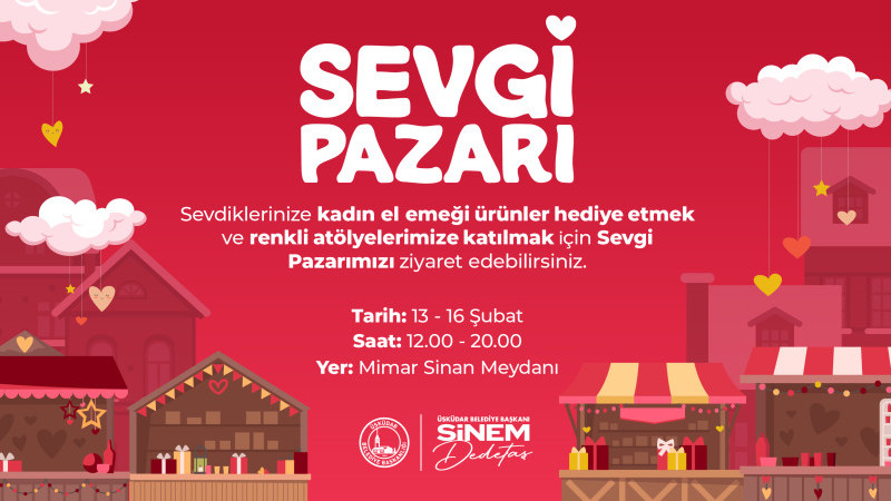 Üsküdar Belediyesi tarafından 13-16 Şubat tarihlerinde Mimar Sinan Meydanı'nda düzenlenecek