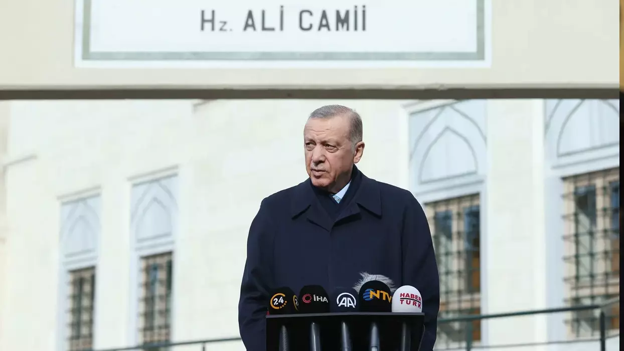 Cumhurbaşkanı Recep Tayyip Erdoğan, cuma namazını İstanbul’un Anadolu Yakası’nda bulunan