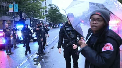 ABD'nin başkenti Washington D.C. hareketli dakikalara sahne oldu. Beyaz Saray