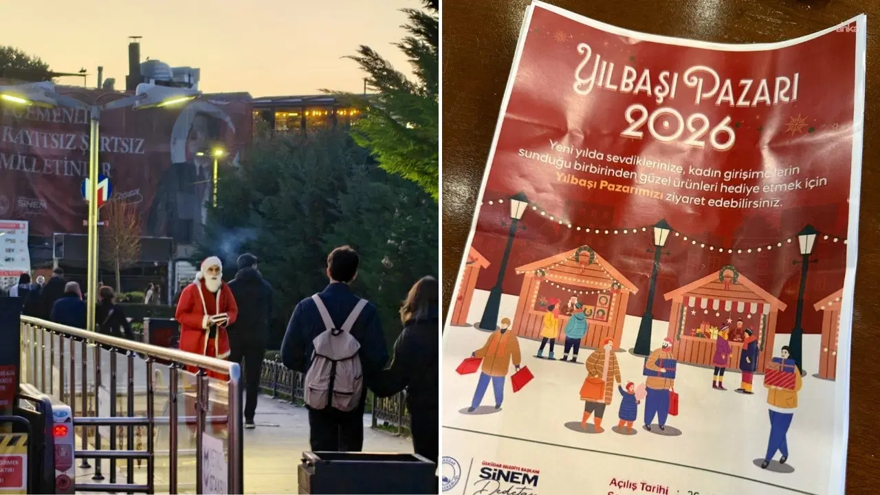 İstanbul Anadolu Cumhuriyet Başsavcılığı, Üsküdar’da düzenlenen Yılbaşı Pazarı sırasında Noel