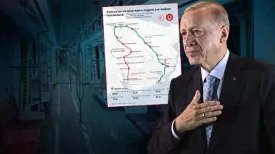Cumhurbaşkanı Recep Tayyip Erdoğan, Halkalı-İstanbul Havalimanı Metro Hattı'nın Halkalı-Arnavutköy etabının