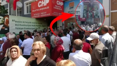 CHP Malatya İl Başkanlığı'nda Genel Merkez tarafından gerçekleştirilen yönetim değişikliğinin