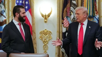 Suriye Cumhurbaşkanı Ahmed Şara ile ABD Başkanı Donald Trump, iki