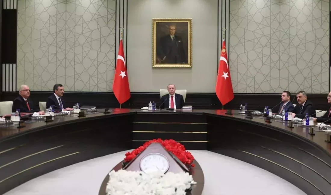 Cumhurbaşkanı Recep Tayyip Erdoğan başkanlığında toplanan Milli Güvenlik Kurulu (MGK),