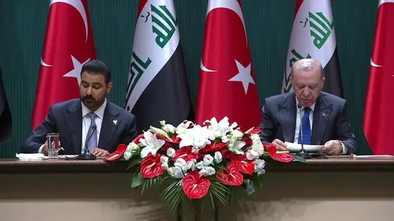 Cumhurbaşkanı Recep Tayyip Erdoğan ile Irak Başbakanı Ali ez-Zeydi, Cumhurbaşkanlığı