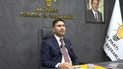AK Parti Tunceli İl Başkanı Hakan Özer, görevinden istifa ettiğini