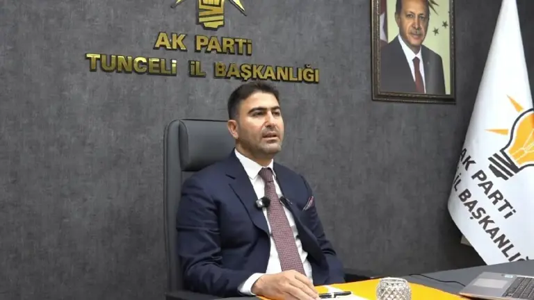 AK Parti Tunceli İl Başkanı Hakan Özer, görevinden istifa ettiğini
