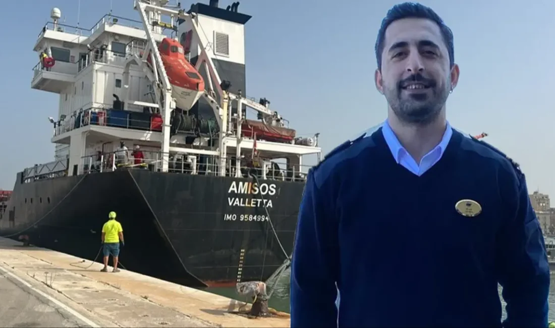 Almanya'nın Bremen Limanı'ndan Türkiye'ye doğru seyir halindeki Malta bayraklı "Amisos"