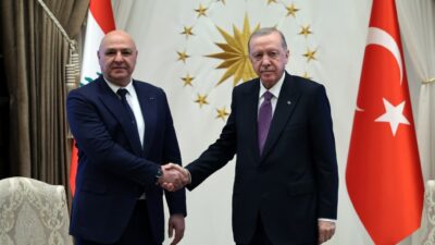 Cumhurbaşkanı Recep Tayyip Erdoğan, Ankara'da ağırladığı Lübnan Cumhurbaşkanı Joseph Avn
