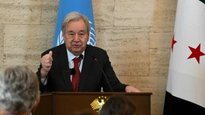 Birleşmiş Milletler (BM) Genel Sekreteri Antonio Guterres, 17 yıl aradan