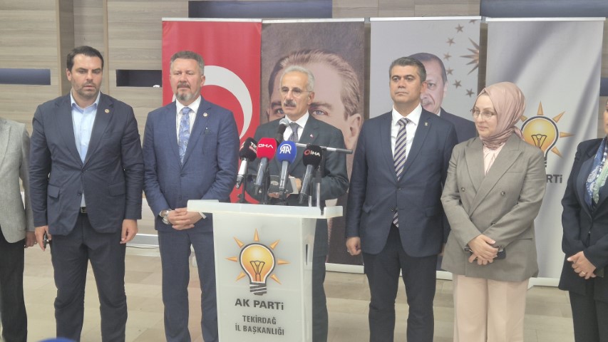 Ulaştırma ve Altyapı Bakanı Abdulkadir Uraloğlu, Tekirdağ'da iş dünyası, sivil