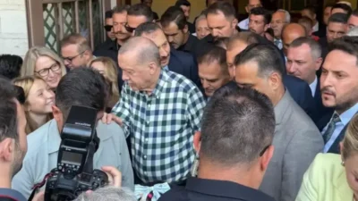 Cumhurbaşkanı Recep Tayyip Erdoğan, Muğla'nın Marmaris ilçesindeki Okluk Cumhurbaşkanlığı Konukevi’nde