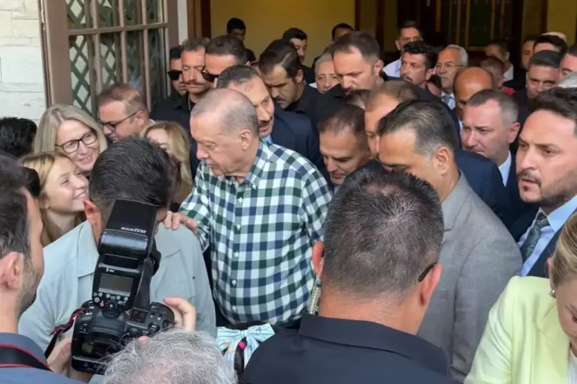 Cumhurbaşkanı Recep Tayyip Erdoğan, Muğla'nın Marmaris ilçesindeki Okluk Cumhurbaşkanlığı Konukevi’nde