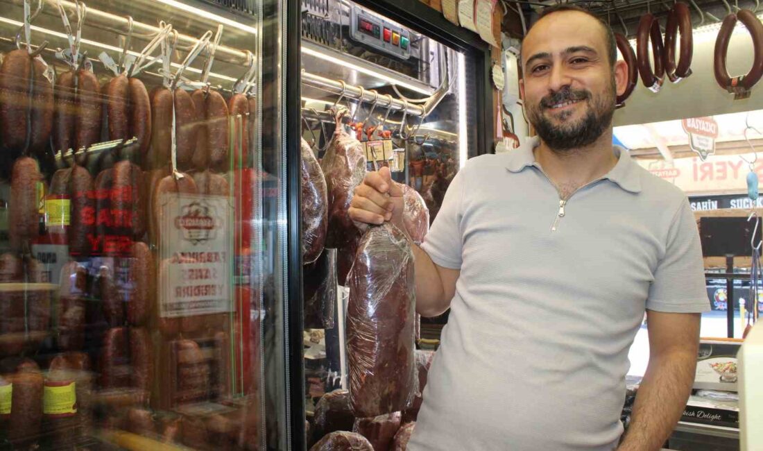 Yaz aylarında memleketlerine gelen gurbetçiler, Kayseri’nin dünyaca ünlü pastırma ve
