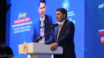 Çevre, Şehircilik ve İklim Değişikliği Bakanı Murat Kurum, Hatay’da düzenlediği