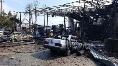 Manisa’nın Salihli ilçesindeki sanayi sitesinde bulunan gaz dolum tesisinde sabah