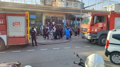 Batman’da özel bir spor salonunun sauna bölümünde çıkan yangında 2